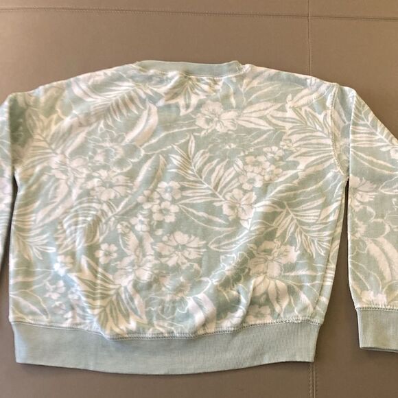 Vintage Havana Girls Sweatshirt in  Mint & White Tropical Print. Size L (14). - Picture 8 of 8
